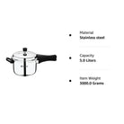 Sorrento Stainless Steel Pressure Cooker