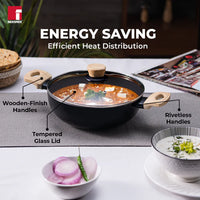 Bellini Plus Aura 5-Layer Non-Stick Kadhai 20cm
