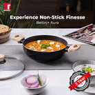 Bellini Plus Aura 5-Layer Non-Stick Kadhai 24cm