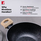 Bellini Plus Aura 5-Layer Non-Stick Kadhai 26cm