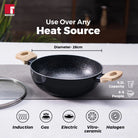 Bellini Plus Aura 5-Layer Non-Stick Kadhai 28cm