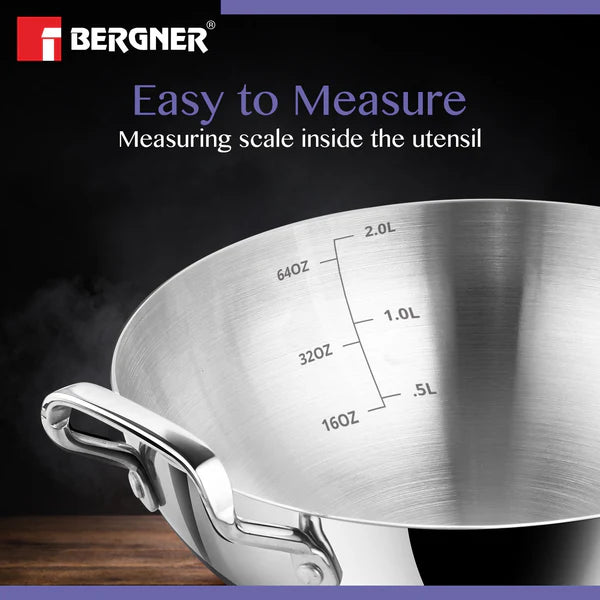 BERGNER ESSENTIAL AKSHESH 22CM KADHAI W/O LID
