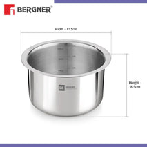 Essential Lohith Triply Tope 
16cm - 1.5Ltr (Max - 2.0Ltr)