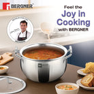 Essential Ankush Triply Rice Pot/Handi With Handle And Lid 
24cm