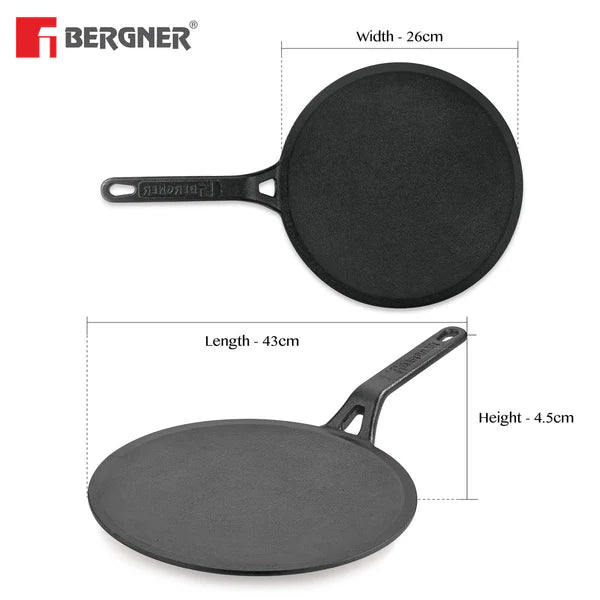 Eco Cast Iron 26cm Roti Tawa