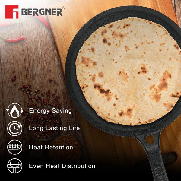 Eco Cast Iron 26cm Roti Tawa