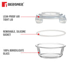 BERGNER 3PC LUNCH BAG SET POLYESTER
