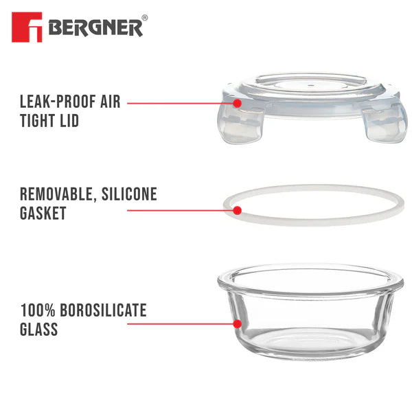 BERGNER 3PC LUNCH BAG SET POLYESTER