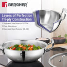 BGIN SHREYASH 4PC COOKWARE SET TRIPLY