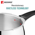 ORB  Tri-ply Stainless Steel Outer Lid Pressure Cooker 5L
