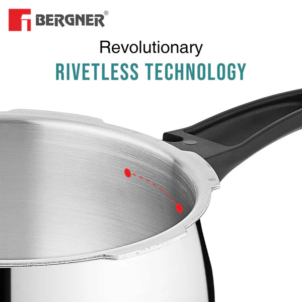 ORB  Tri-ply Stainless Steel Outer Lid Pressure Cooker 5L