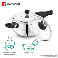ORB Tri-ply Stainless Steel Outer Lid Pressure Cooker