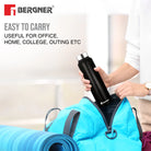 BERGNER 3PC WATER BOTTLE SET 3 x 1000ML S/S BLACK