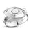 SHALLOW HANDI 28CM TRIPLY S/S LID