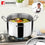 AREGNT SAMSARA STOCK POT 22CM TRIPLY WITH GLASS LID