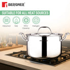 AREGNT SAMSARA STOCK POT 22CM TRIPLY WITH GLASS LID