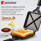 SANDWICH TOASTER DIE CAST ALU  4 SIDE CUT