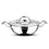 Argent Junior Chef TriPly Stainless Steel Kadai With Lid