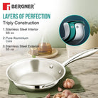 Argent Junior Chef TriPly Stainless Steel Mini Frypan