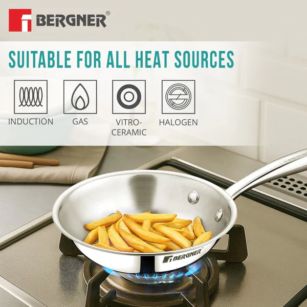 Argent Junior Chef TriPly Stainless Steel Mini Frypan