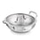 BERGNER ESSENTIAL KADHAI 18CM WITH FLAT GLASS LID