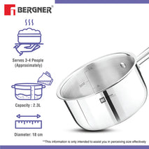BERGNER ESSENTIAL T-PAN 18CM