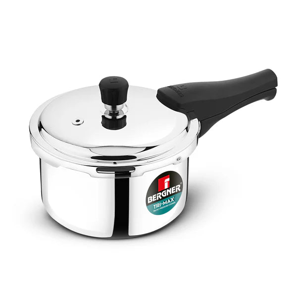 Trimax Stainless Steel Outer Lid Pressure Cooker