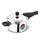 Bergner Tri-Max 5 Liters Triply Outer Lid Pressure Cooker, Triply Body, Healthy Cooking, Durable Bakelite Handle, Safety Valve, Measuring Scale Inside, ISI Certified - Induction and Gas Stove Ready