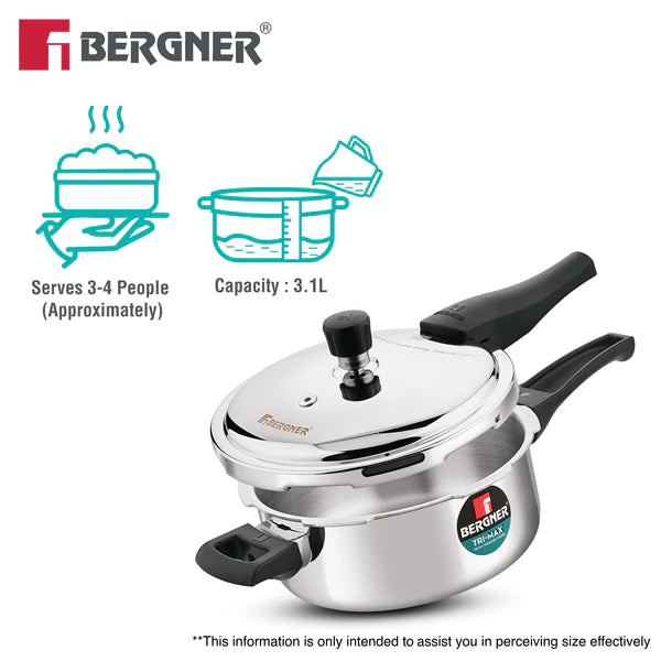 BGIN Trimax Pressure Cooker 3L S/S Induction