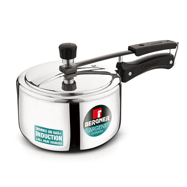 Argent Tri-Ply Stainless Steel Inner Lid Pressure Cooker
