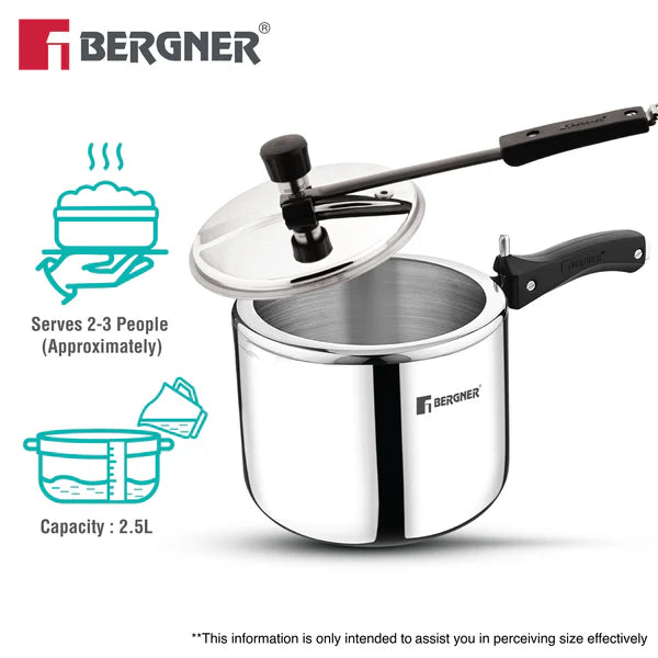 Argent Tri-Ply Stainless Steel Inner Lid Pressure Cooker