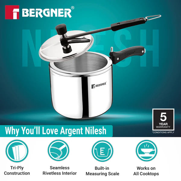 BG Argent NileshInner lid 2.5 Ltr Cooker