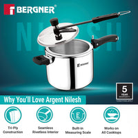 BG Argent NileshInner lid 5 Ltr Cooker