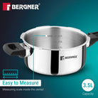 Argent Classic Triply Outer Lid Pressure Pan Induction