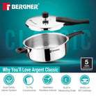 ARGENT CLASSIC COOKERS 5.0  LTR PRESSURE PAN