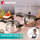 SHOURAYA 5LTR INNER LID BELLY PRESSURE COOKER TRIPLY