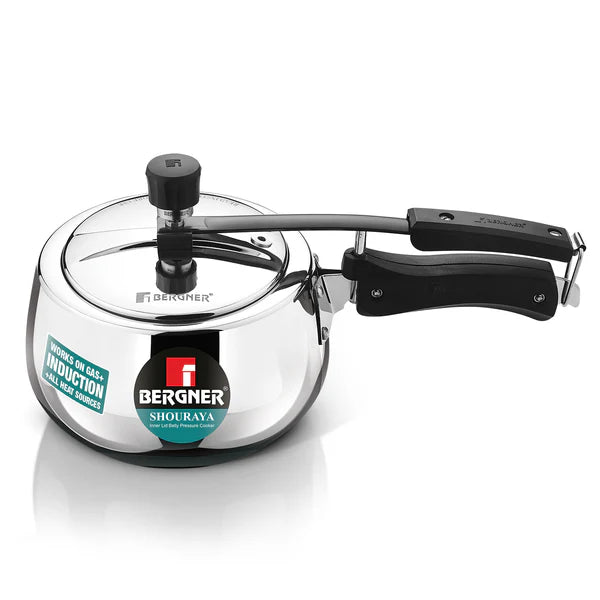 SHOURAYA 2.5LTR INNER LID BELLY PRESSURE COOKER TRIPLY