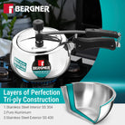 SHOURAYA 2.5LTR INNER LID BELLY PRESSURE COOKER TRIPLY