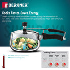 SHOURAYA 2.5LTR INNER LID BELLY PRESSURE COOKER TRIPLY