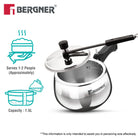 Shouraya TriPly Stainless Steel Inner Lid Belly Pressure Cooker