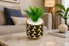 Premium Artificial Beautiful Flower Pot Home Decor, Decorative Home Item / Tabletop Statue / Luxury Flower Showpiece for Living Room, Office & Gifting