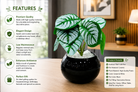 Premium Artificial Showpiece Flower Pot Home Decor, Decorative Home Item / Tabletop Statue / Luxury Flower Showpiece for Living Room, Office & Gifting