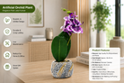 Premium Artificial Good Looks Flower Pot Home Decor, Decorative Home Item / Tabletop Statue / Luxury Flower Showpiece for Living Room, Office & Gifting