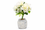 Premium Artificial Beautiful Flower Pot Home Decor, Decorative Home Item / Tabletop Statue / Luxury Flower Showpiece for Living Room, Office & Gifting
