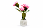 Premium Artificial Decorative Flower Pot Home Decor, Decorative Home Item / Tabletop Statue / Luxury Flower Showpiece for Living Room, Office & Gifting