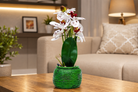Premium Artificial Stunning Flower Pot Home Decor, Decorative Home Item / Tabletop Statue / Luxury Flower Showpiece for Living Room, Office & Gifting