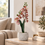 Premium Artificial Graceful Flower Pot Home Decor, Decorative Home Item / Tabletop Statue / Luxury Flower Showpiece for Living Room, Office & Gifting