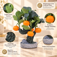 Premium Artificial Beautiful Flower Pot Home Decor, Decorative Home Item / Tabletop Statue / Luxury Flower Showpiece for Living Room, Office & Gifting