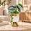 Premium Artificial Beautiful Flower Pot Home Decor, Decorative Home Item / Tabletop Statue / Luxury Flower Showpiece for Living Room, Office & Gifting