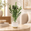 Premium Artificial Beautiful Flower Pot Home Decor, Decorative Home Item / Tabletop Statue / Luxury Flower Showpiece for Living Room, Office & Gifting